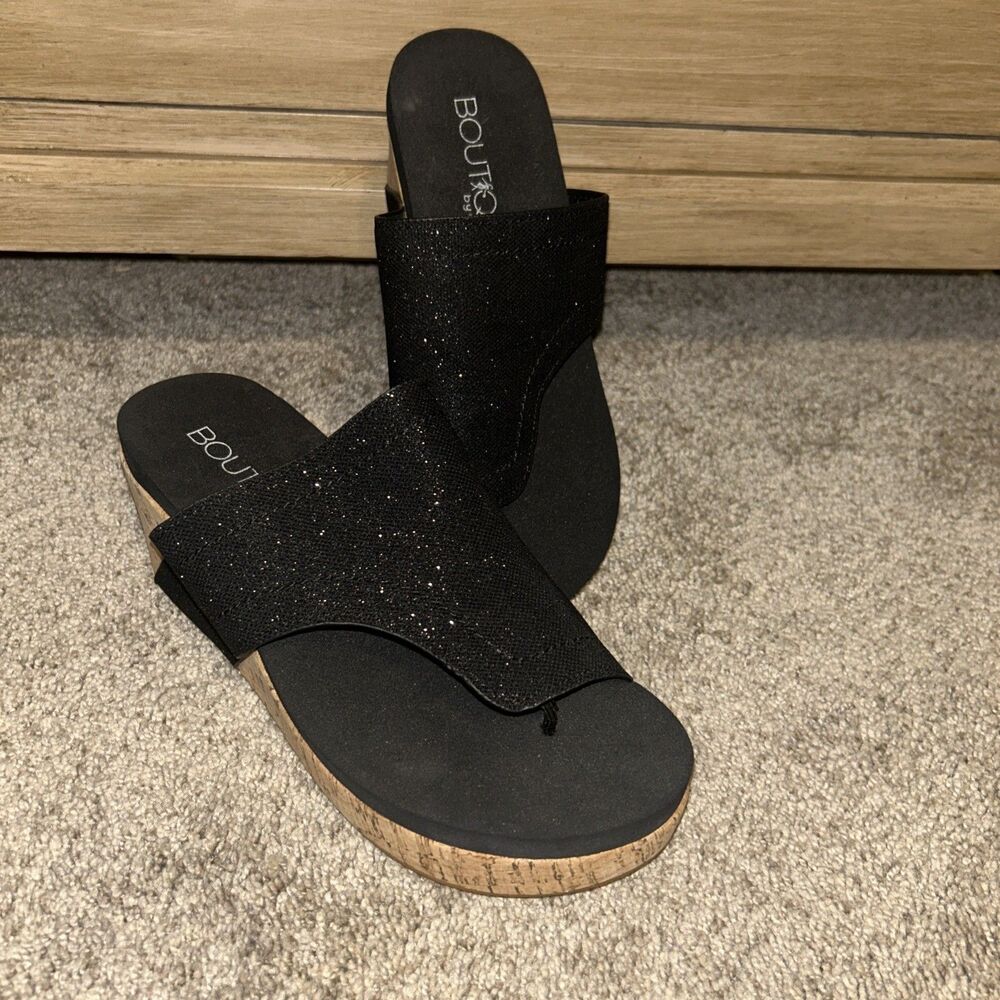 Women's Corky's Sparkle Flirty Sandals Size 8 Great Condition - Picture 8 of 8